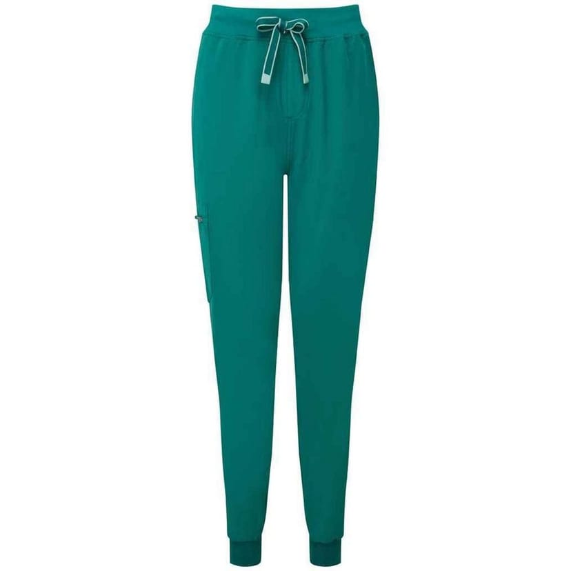 Onna Onna Women's Energized -Stretch Jogging Bottoms in Emerald - 1
