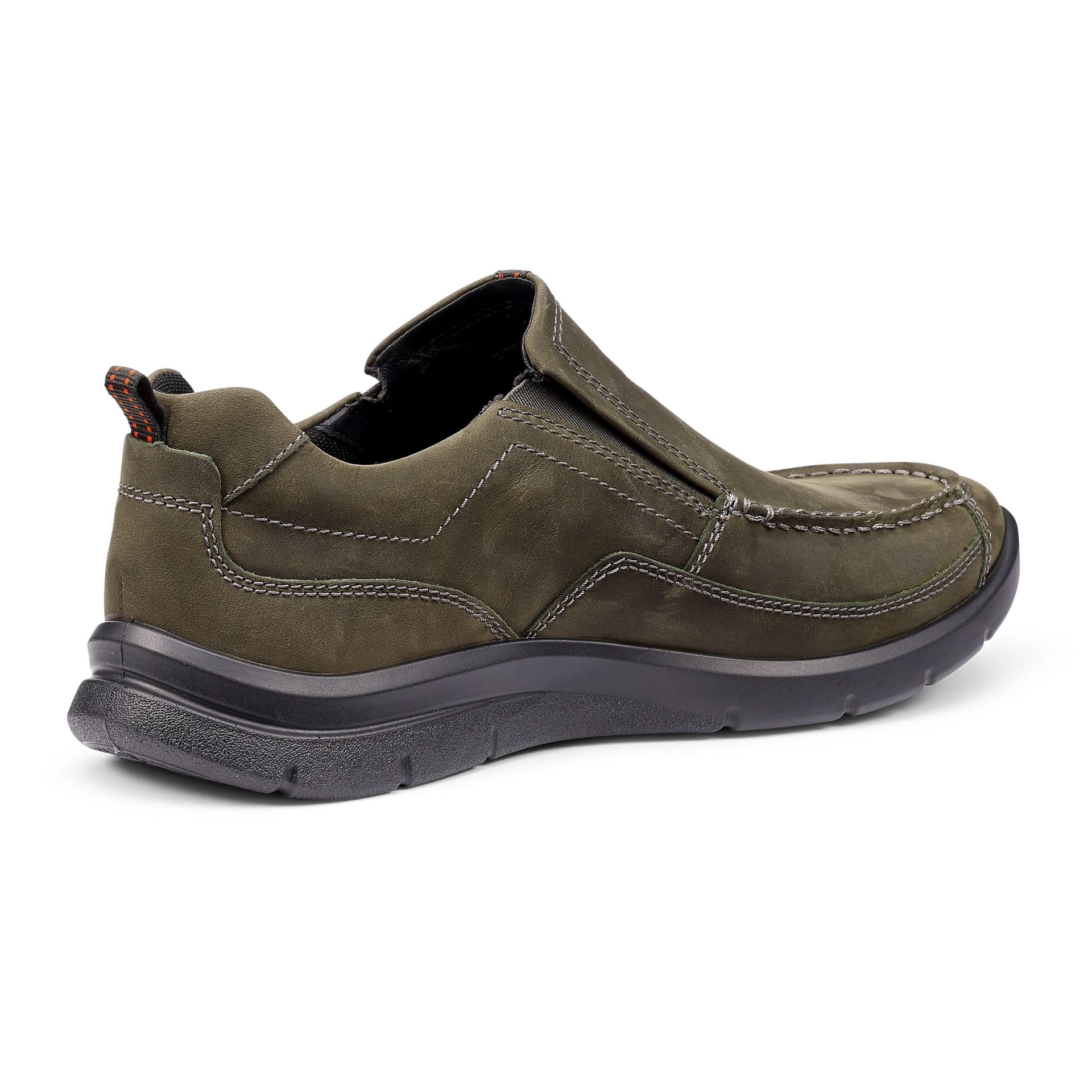Hotter Hotter Men's 'Boost' Dual Fit Slip-On Shoes in Khaki - 4