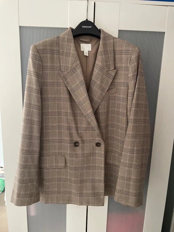H&M H&M women’s blazer jacket size M uk 12-14