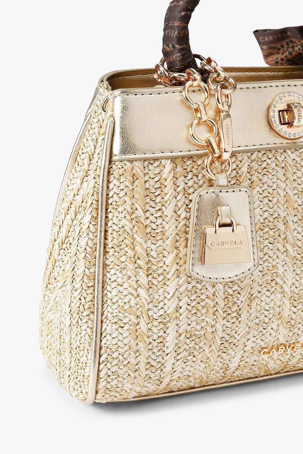 Carvela Carvela Women's 'Sorrento Top Handle' Bag in Gold - 4