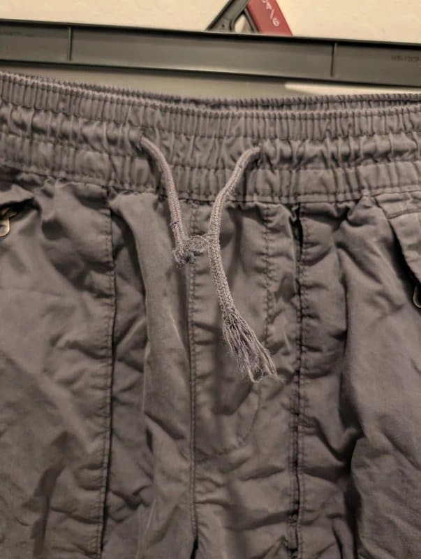 No Boundaries No Boundaries - Blue Grey Cargo Utility Joggers w Drawstring Waistband - Small