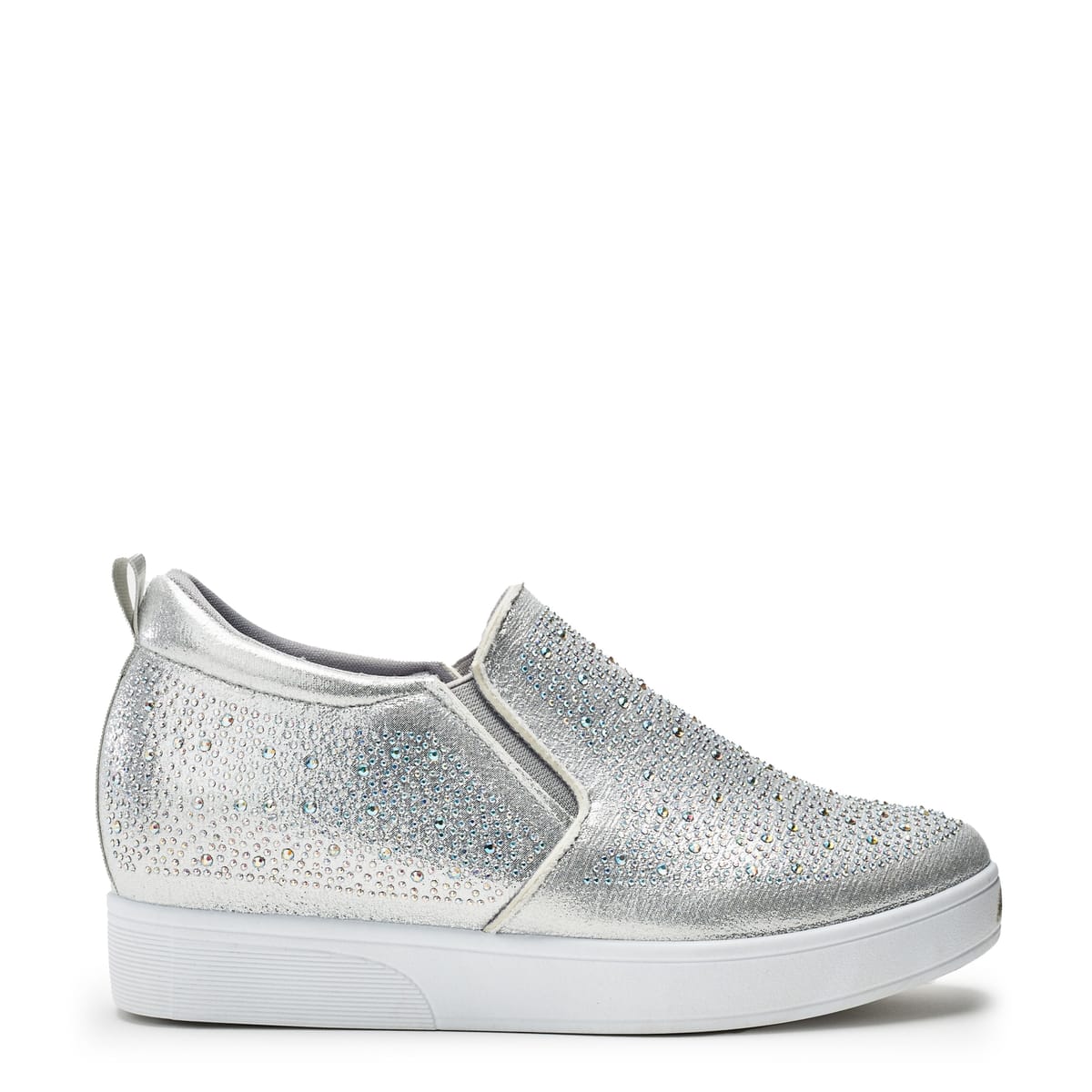b.soleful b.soleful Women's 'Liila' Textile Trainers in Silver - 1