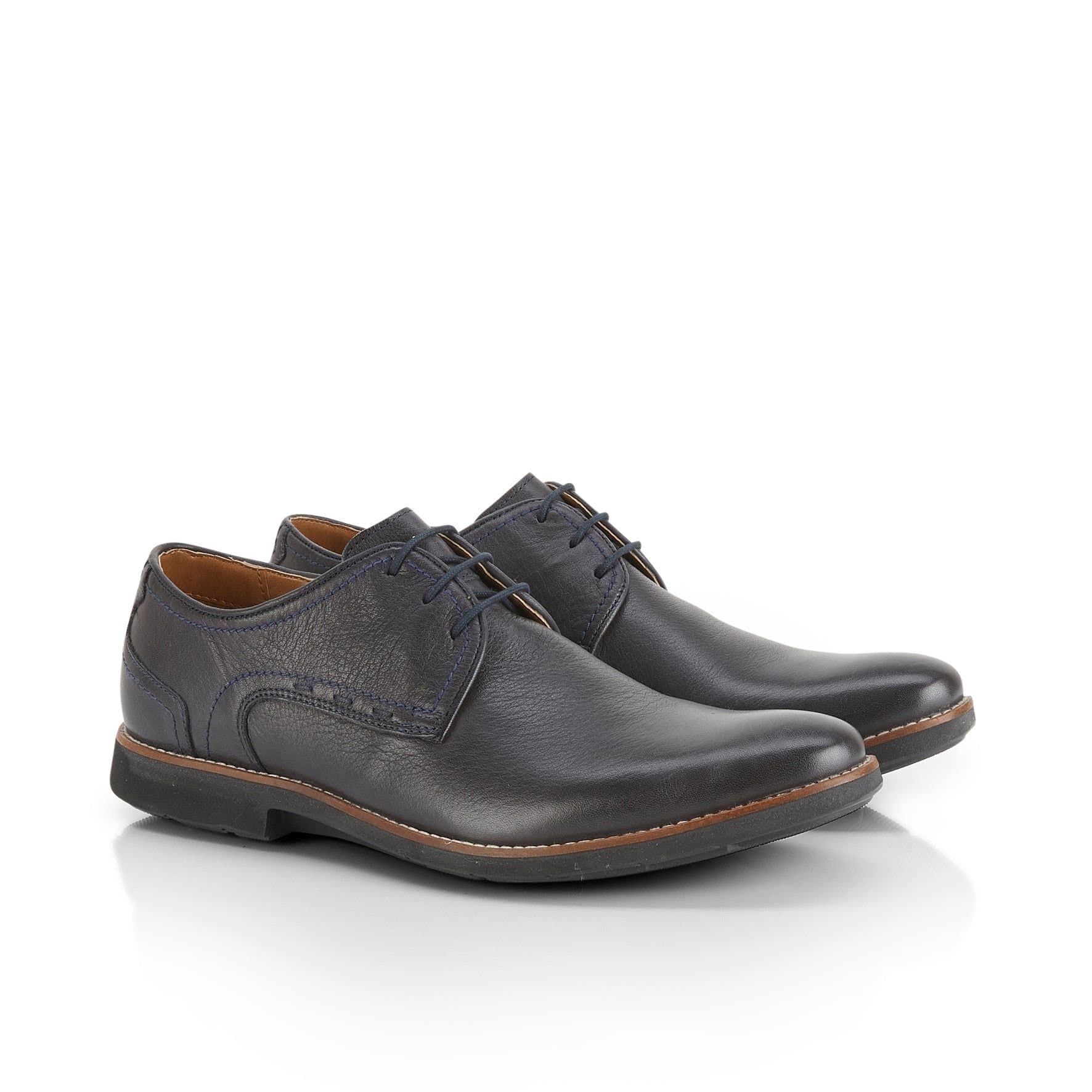 Catesby Catesby Men's Blue Leather Derby Shoe