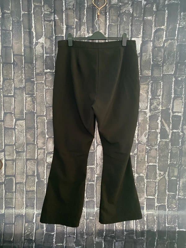 Boohoo Size 18 boohoo black wide leg trousers