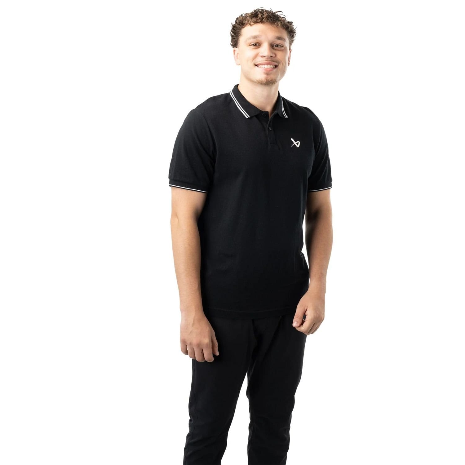 Bauer Men's Black Pique Polo Shirt