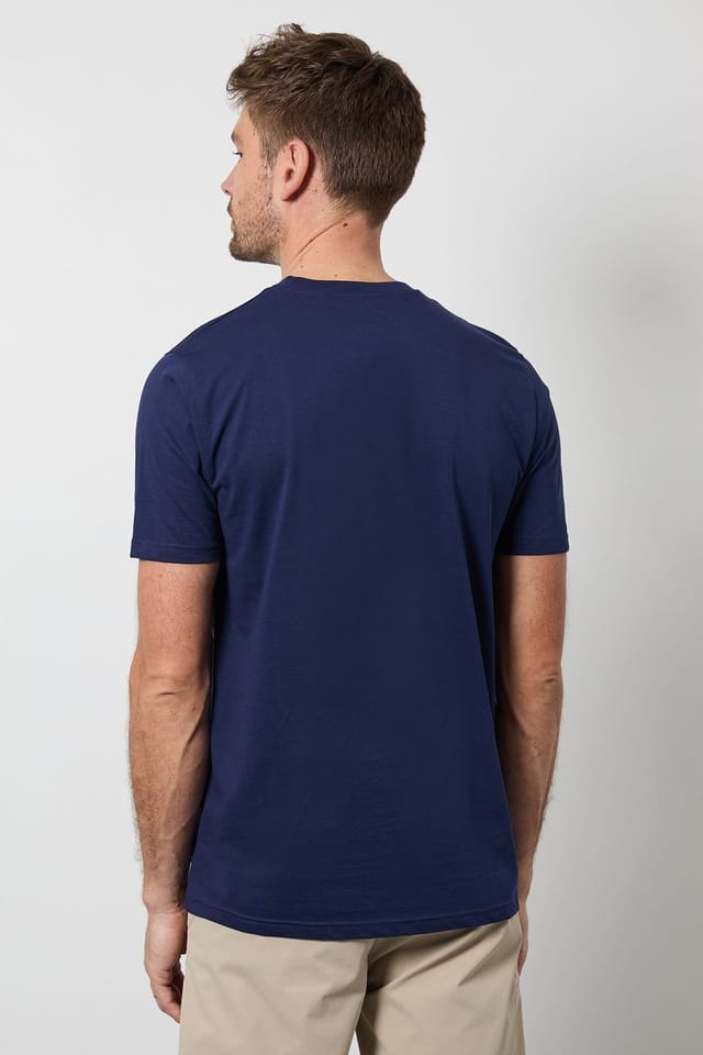 Maine Maine Men's Navy Surf & Camper Printed T-Shirt - 3