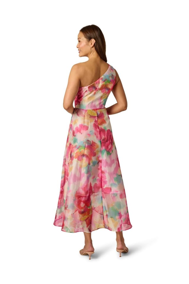 Adrianna Papell Adrianna Papell Women's Printed High-Low Dress - 3