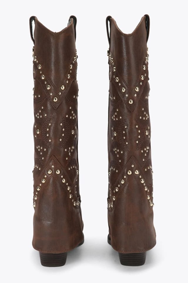 Steve Madden STEVE MADDEN Women's 'Stagecoach Dark Brown Leather' Boots - 3