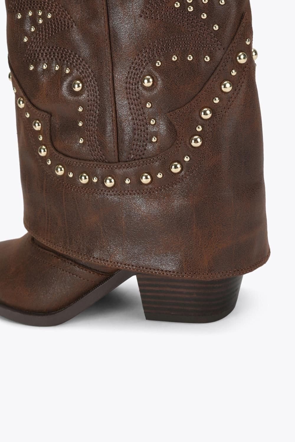 Steve Madden STEVE MADDEN Women's 'Stagecoach Dark Brown Leather' Boots - 4