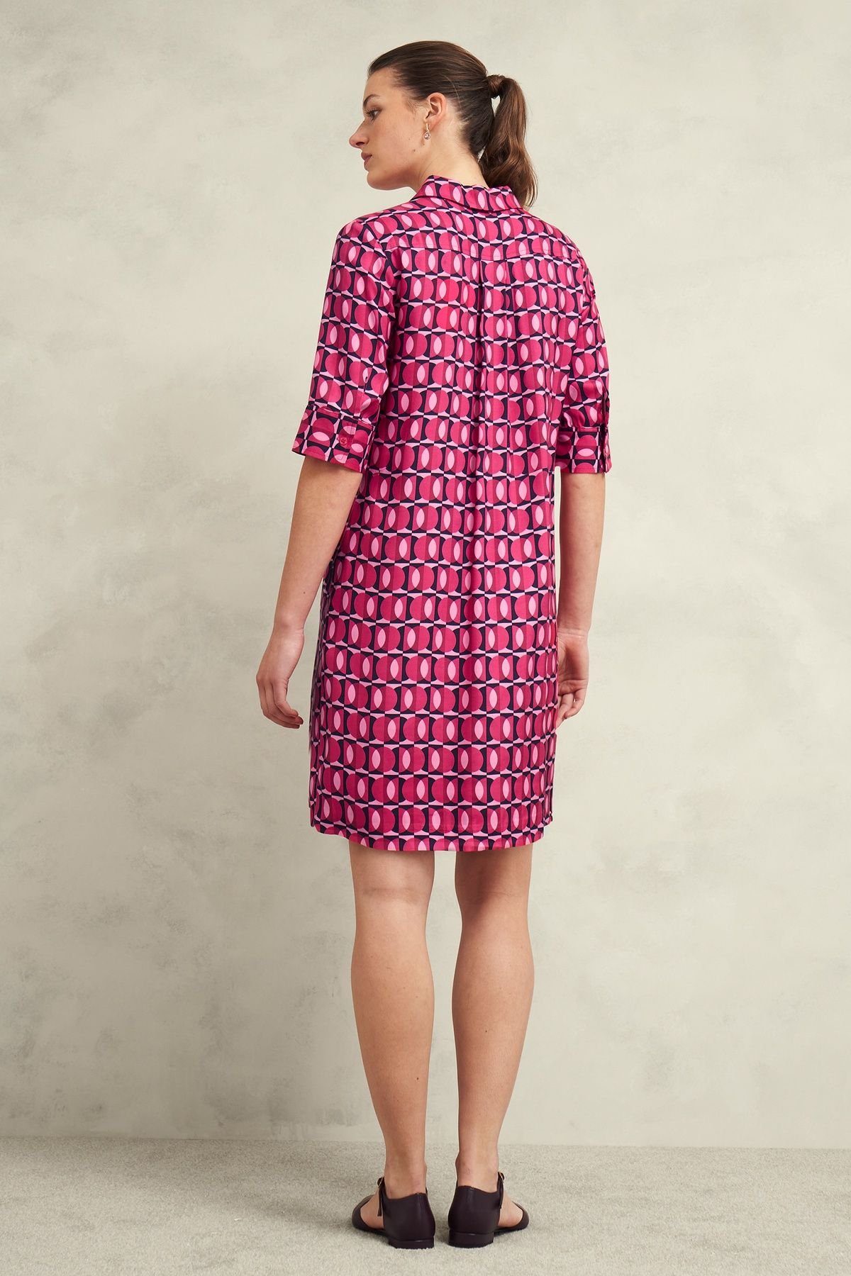 Hobbs London Hobbs London Women's Marciella Printed Mini Dress in Fuchsia - 4