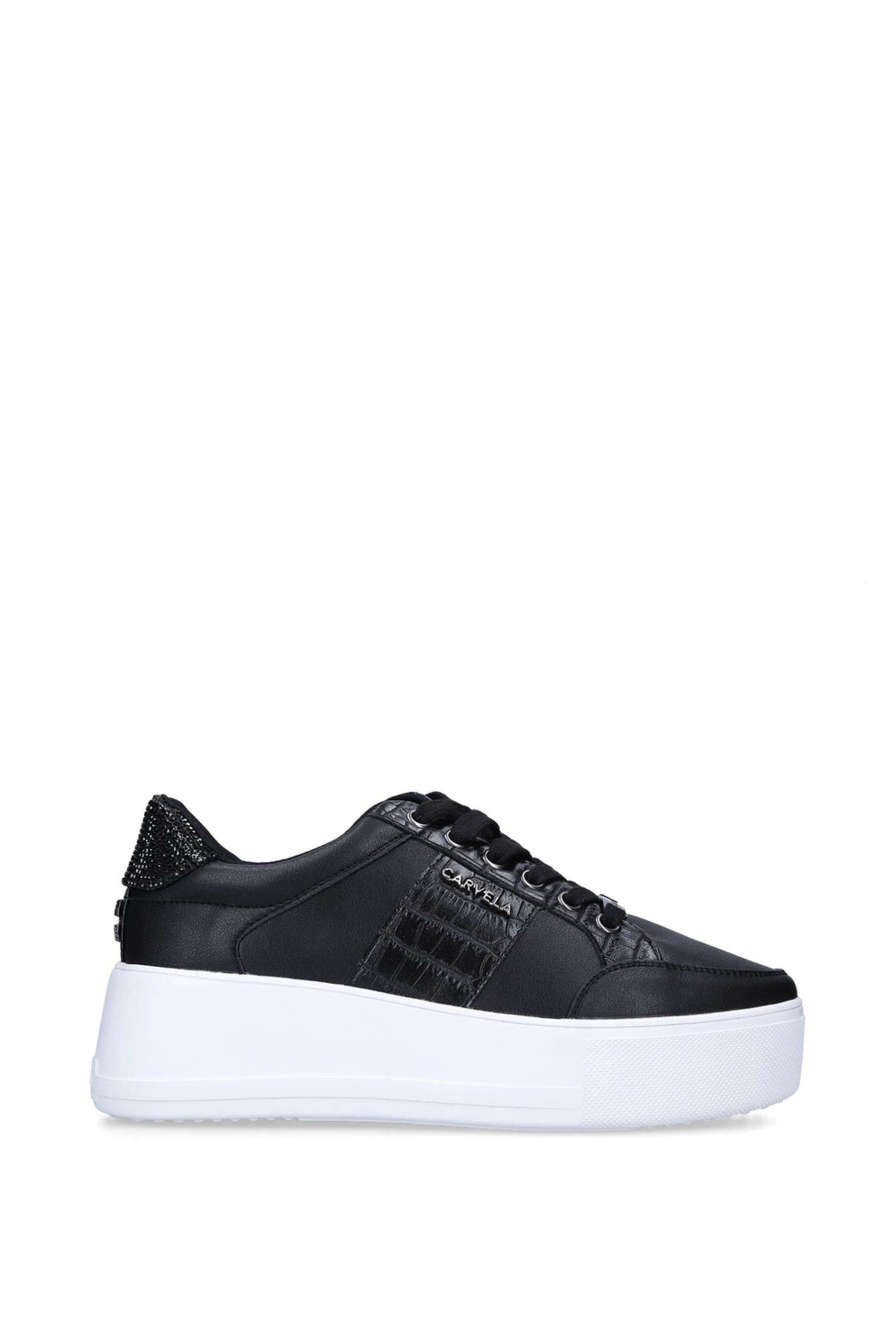 Carvela Carvela Women's 'Jive Lace Up' Trainers in Black - 2
