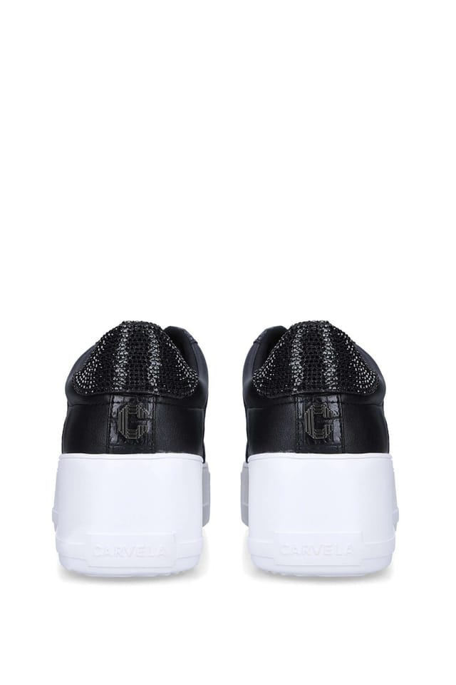 Carvela Carvela Women's 'Jive Lace Up' Trainers in Black - 3