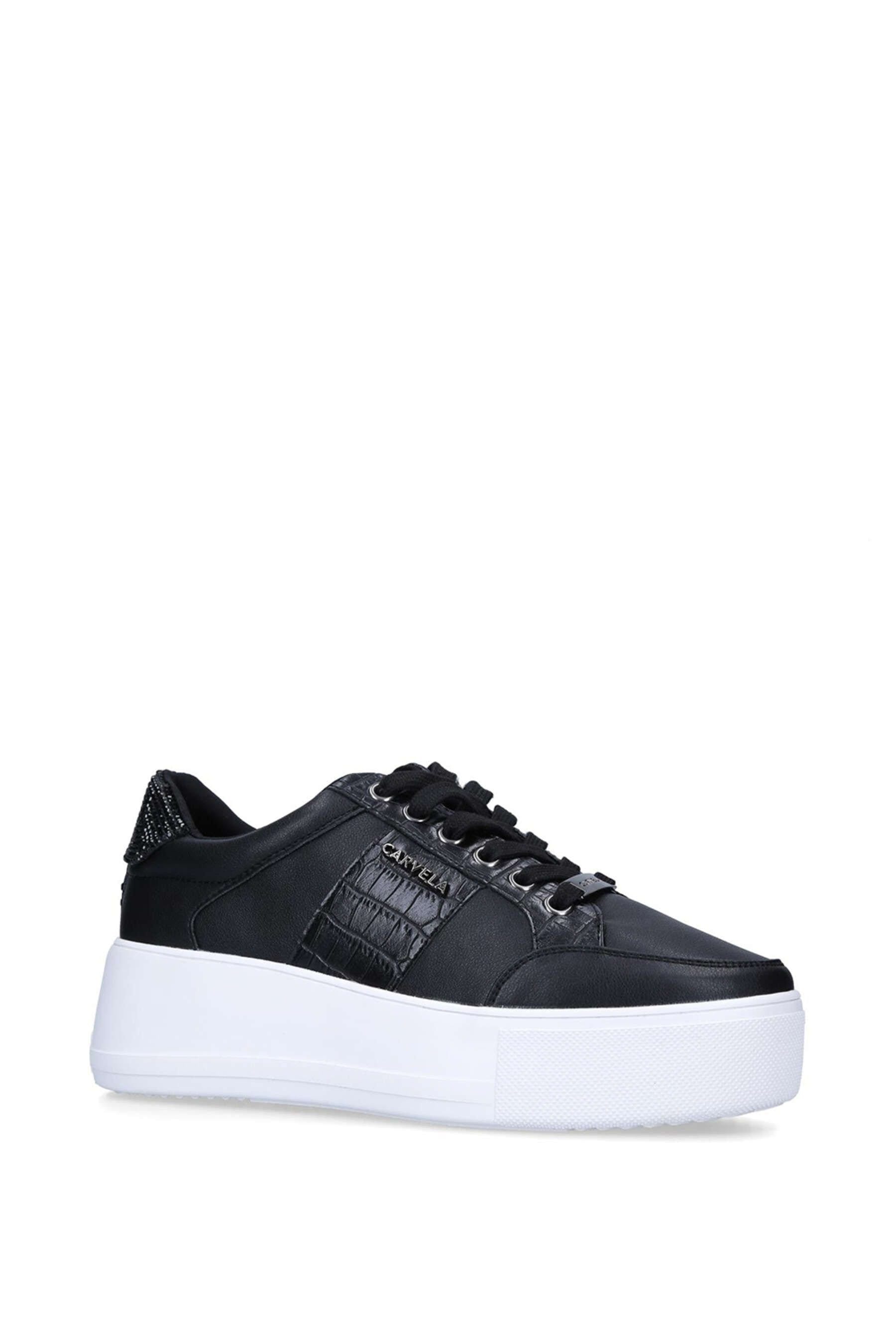 Carvela Carvela Women's 'Jive Lace Up' Trainers in Black - 4