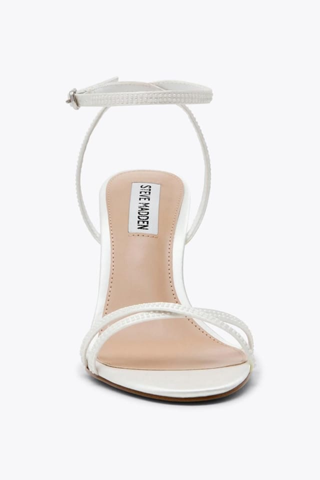 Steve Madden STEVE MADDEN Women's 'Jypsey Cnp Ip3' Fabric Heels in White - 3