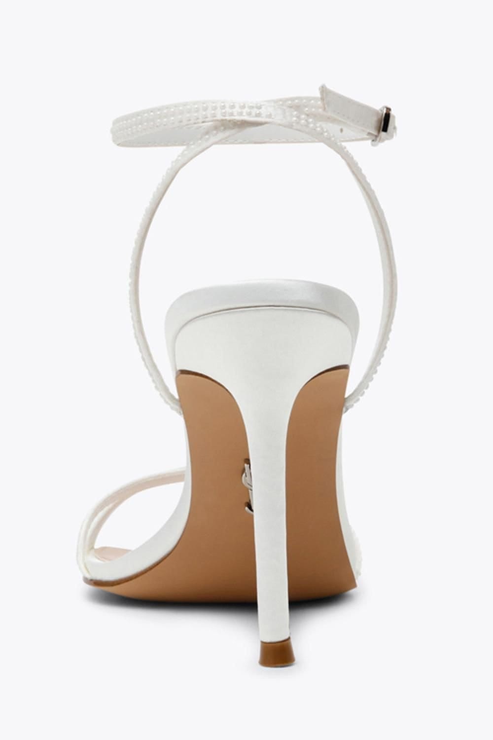 Steve Madden STEVE MADDEN Women's 'Jypsey Cnp Ip3' Fabric Heels in White - 4