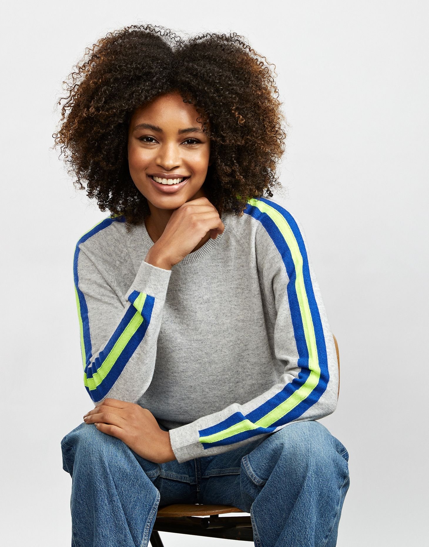 Cove Cove Women's Evie Cashmere Jumper in Grey - 2