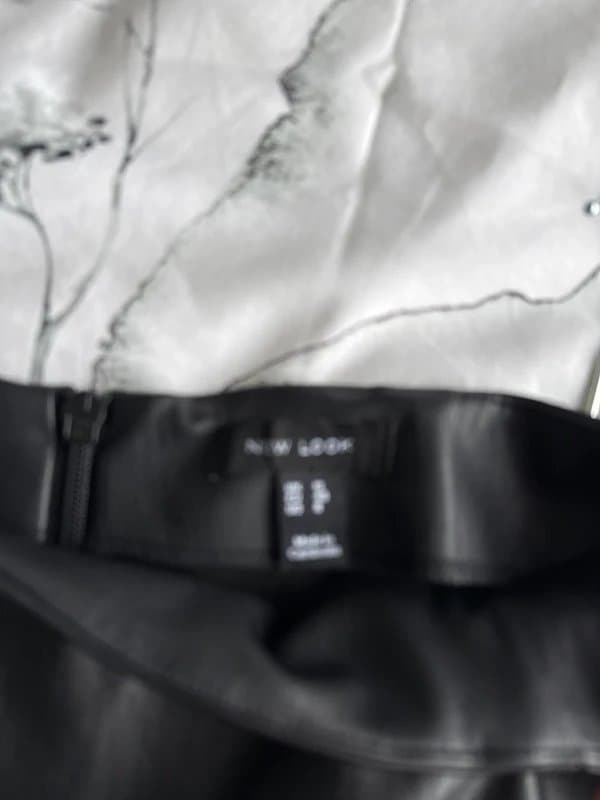 New Look New look faux leather skirt size 12
