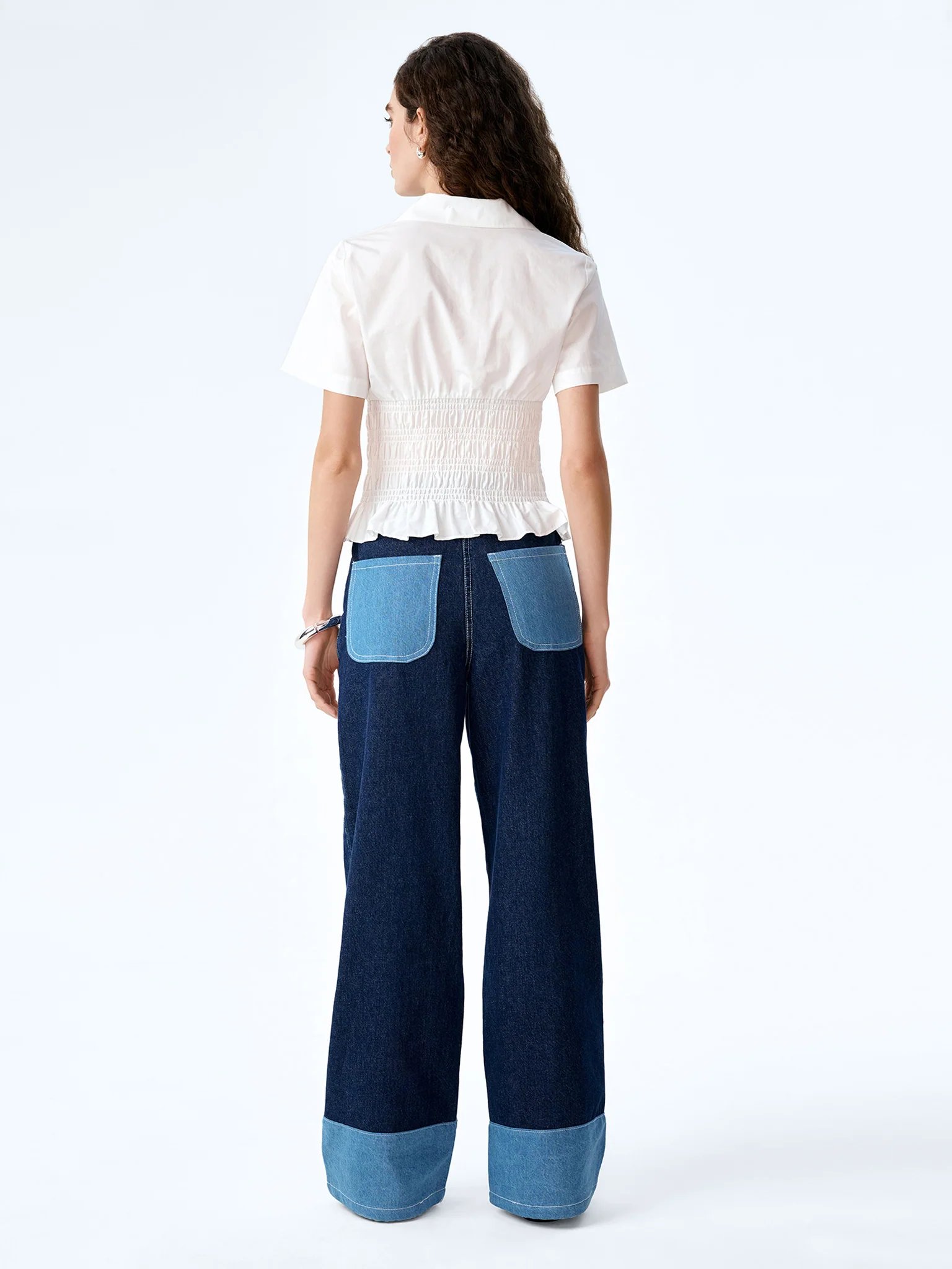 OMNES Merida Blouse in White - 2