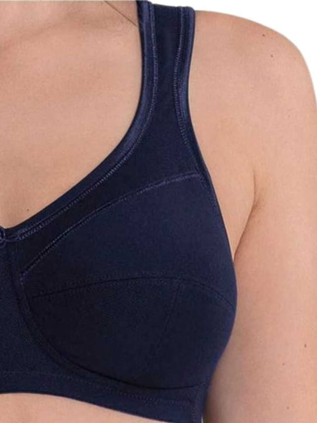 Anita Anita Women's Jana Comfort Cotton Soft Bra in Blue - 3