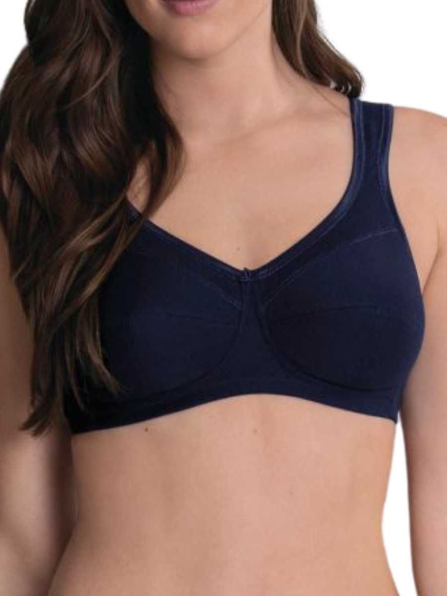 Anita Anita Women's Jana Comfort Cotton Soft Bra in Blue - 4