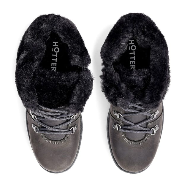 Hotter Hotter Women's Wide Fit 'Adventure' WalkingBoots in Dark Grey - 3