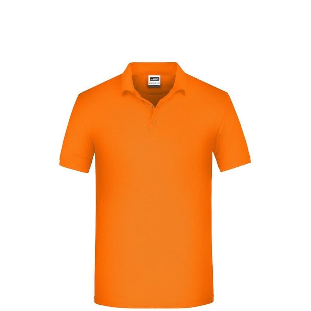 James and Nicholson James and Nicholson Men's Bio Workwear Polo Shirt in Orange