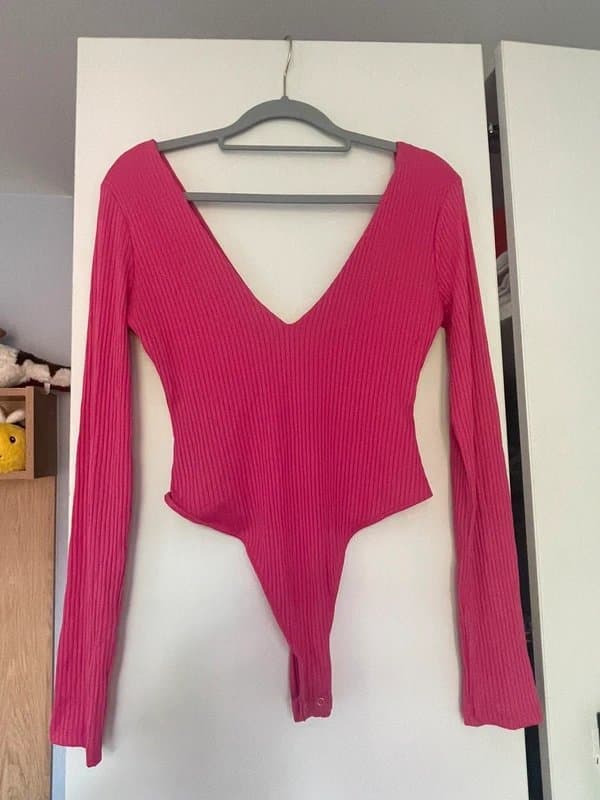 Bershka Pink Bershka bodysuit