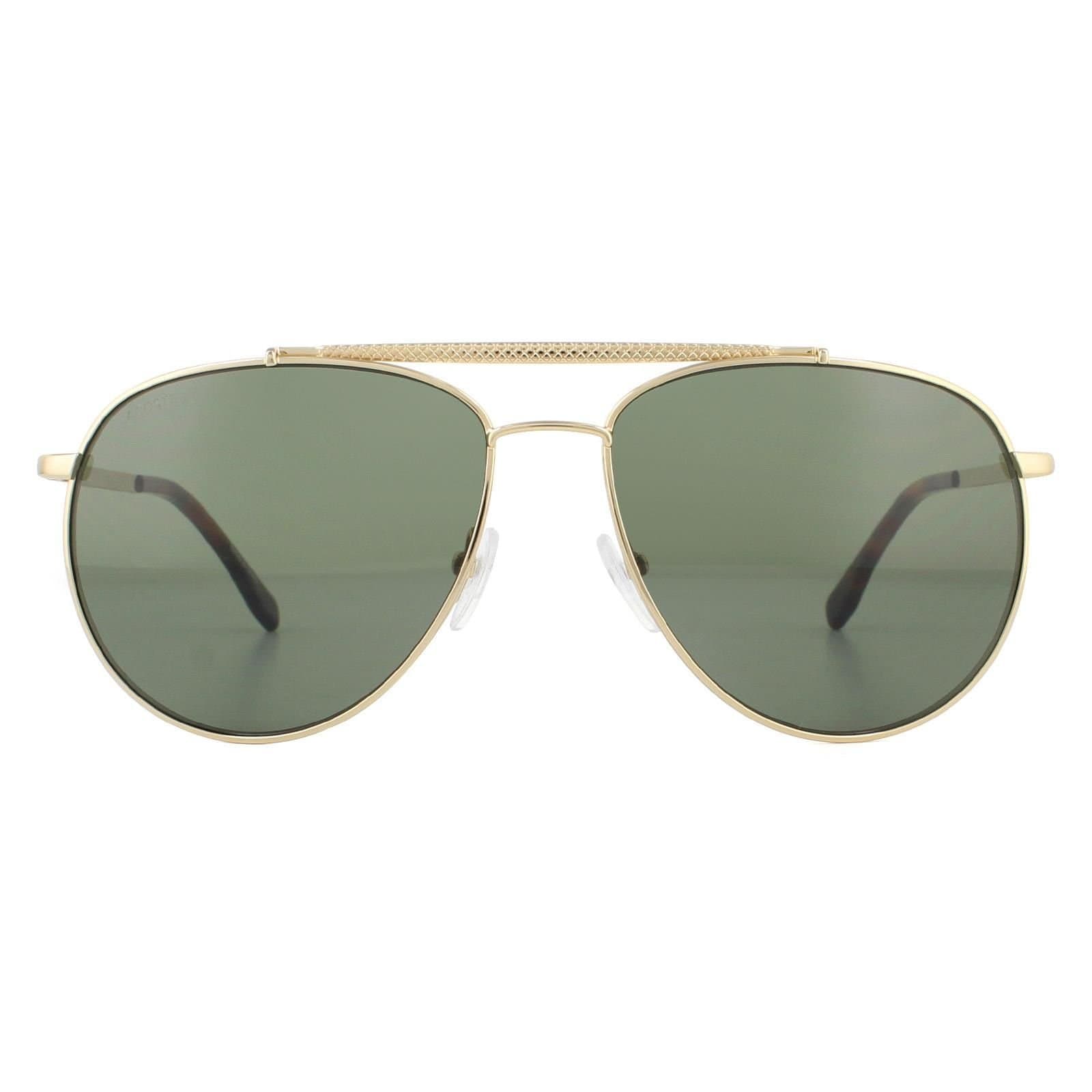 Lacoste Lacoste Men's Aviator Gold Grey Sunglasses