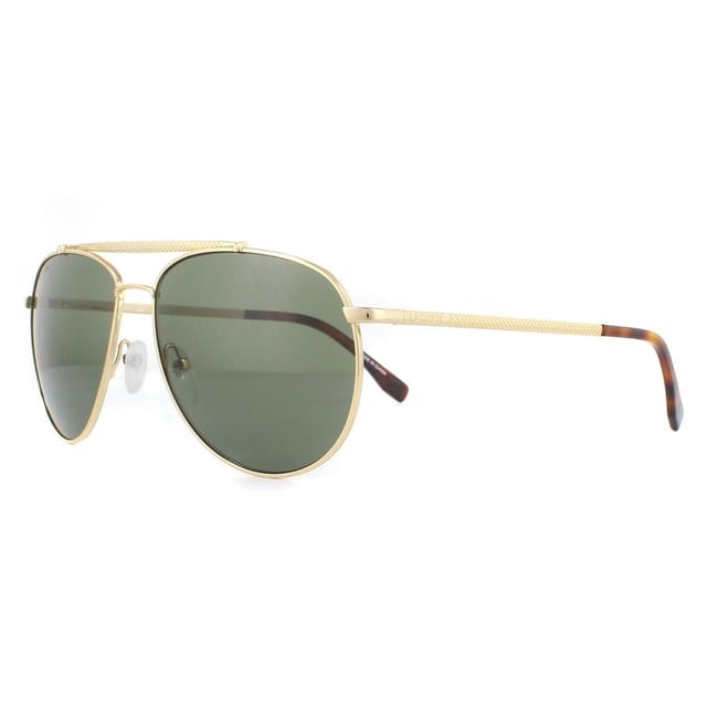 Lacoste Lacoste Men's Aviator Gold Grey Sunglasses - 2