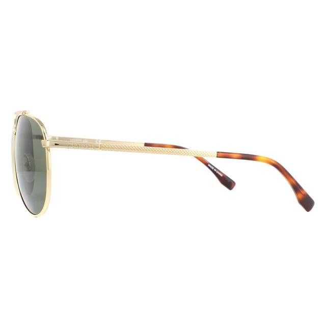 Lacoste Lacoste Men's Aviator Gold Grey Sunglasses - 3