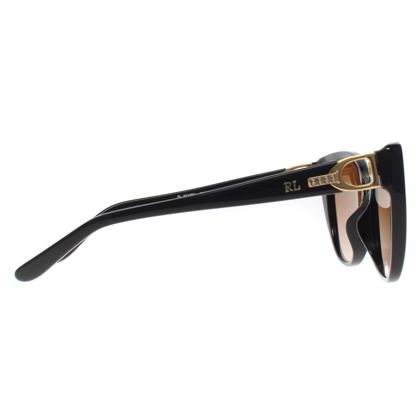 Ralph Lauren Ralph Lauren Women's Cat Eye Shiny Black Brown Gradient RL8215BU - 4