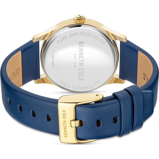 Kenneth Cole Kenneth Cole Women's KCWLA2124302 Classic 34mm Quartz Watch in Blue - 2
