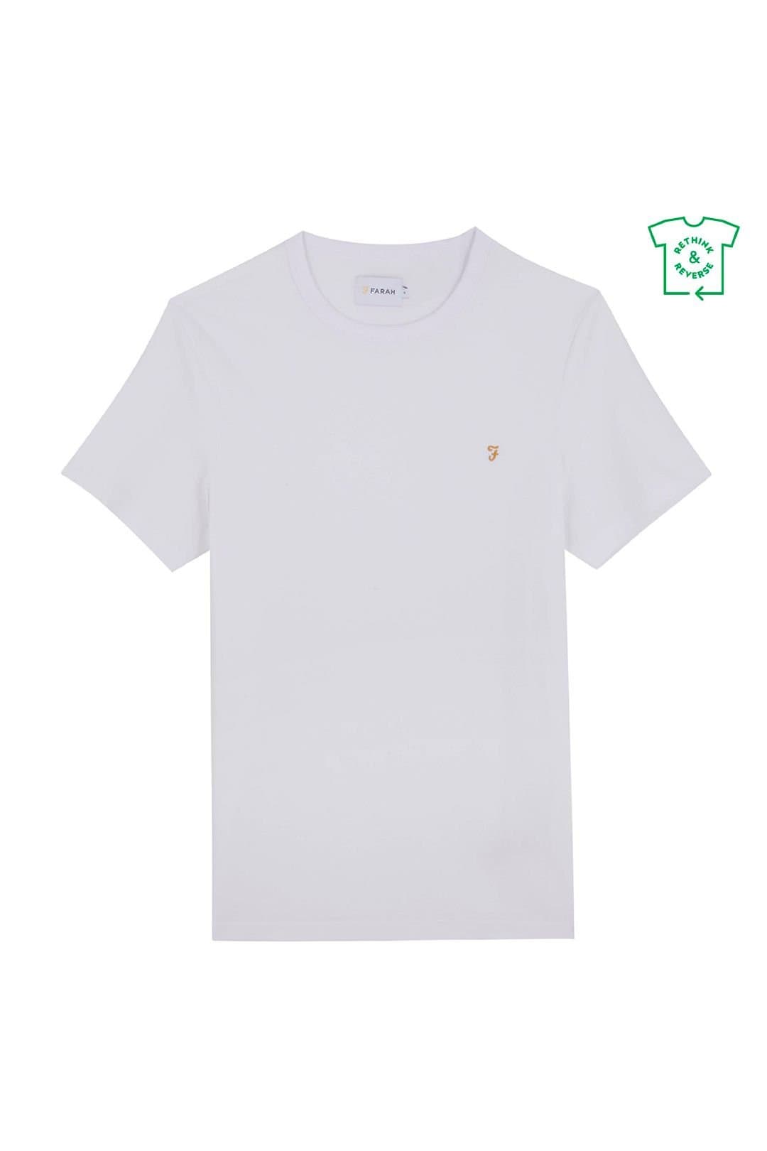 Farah Farah Men's Blanes Basic Polo Shirt White