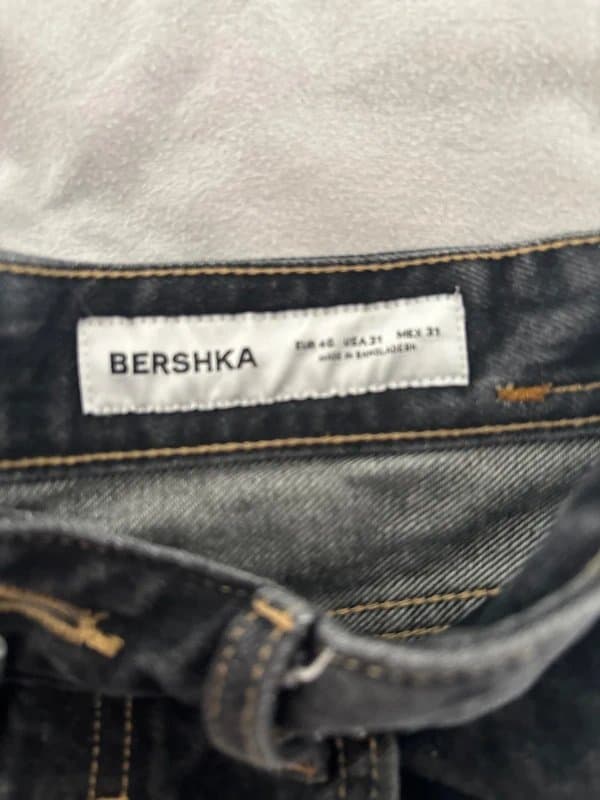 Bershka Black wash jeans