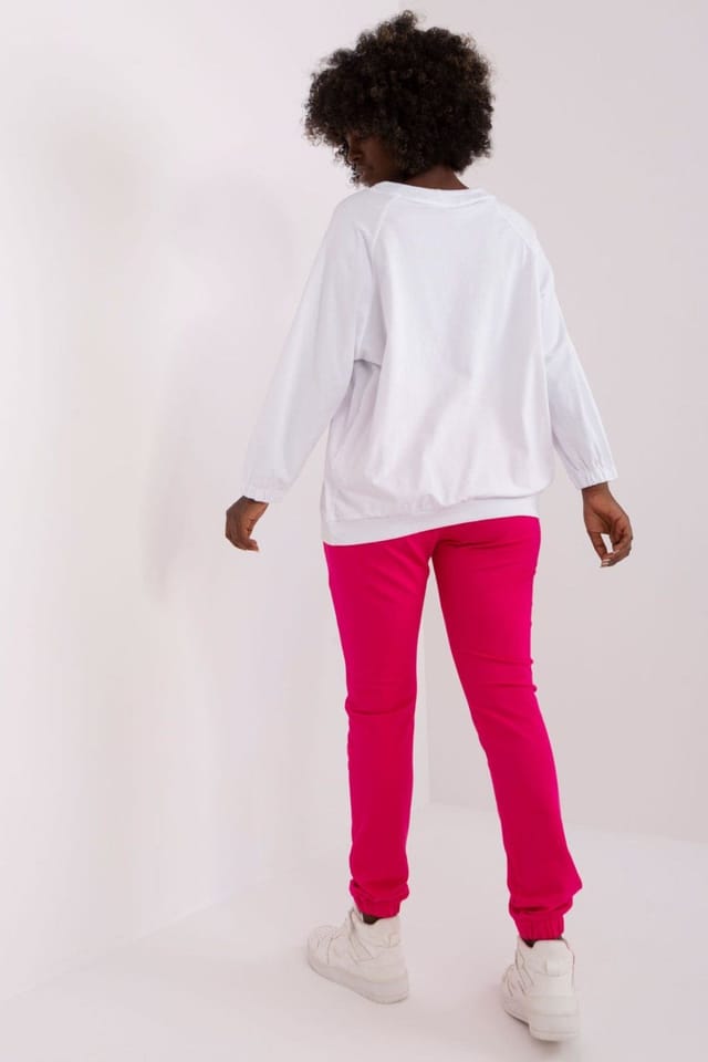 Love Lace Love Lace Women's Teddy Bear Sweatshirt & Pants Set in Pink - 3