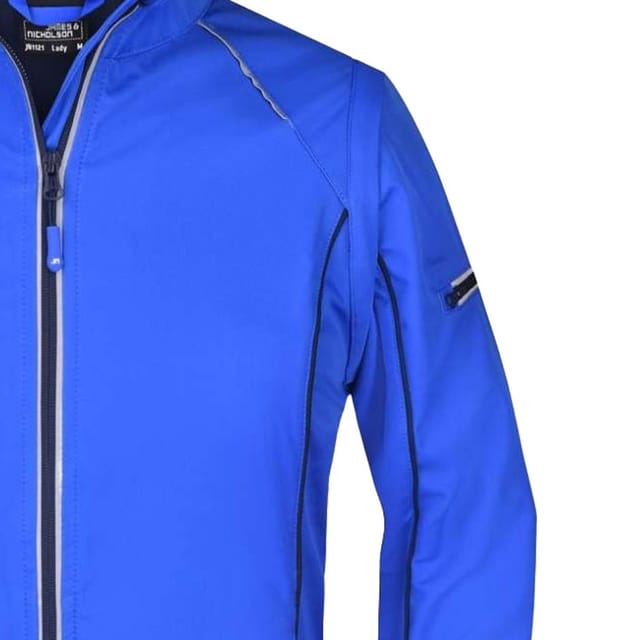 James and Nicholson James and Nicholson Women's Zip-Off Soft Shell Jacket in Blue - 2