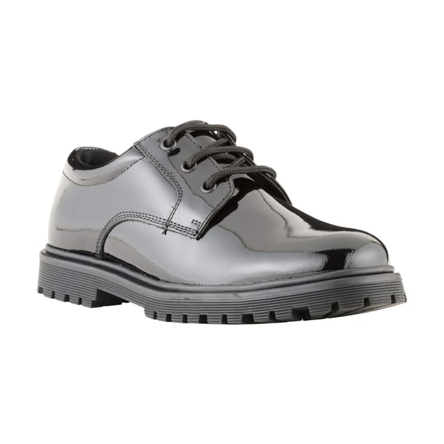Term Footwear Term Footwear Women's Bailey Patent lace Up Brogue in Black - 2