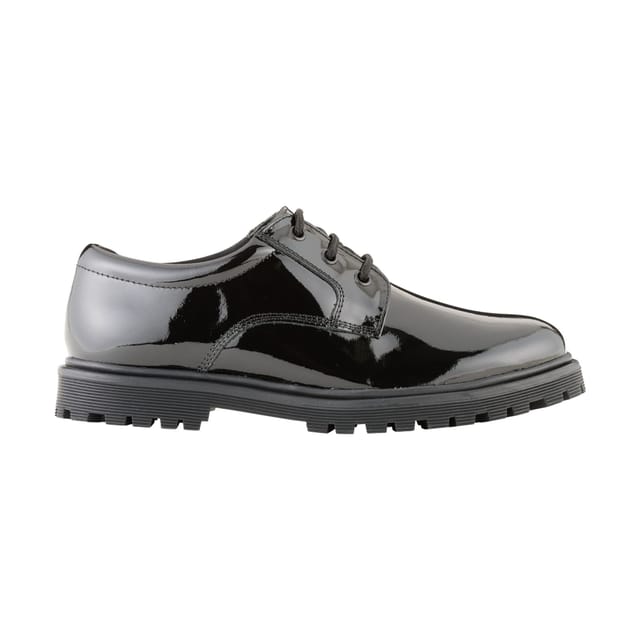 Term Footwear Term Footwear Women's Bailey Patent lace Up Brogue in Black - 3