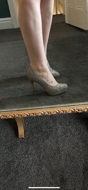 New Look Silver sparkly stilettos - 1