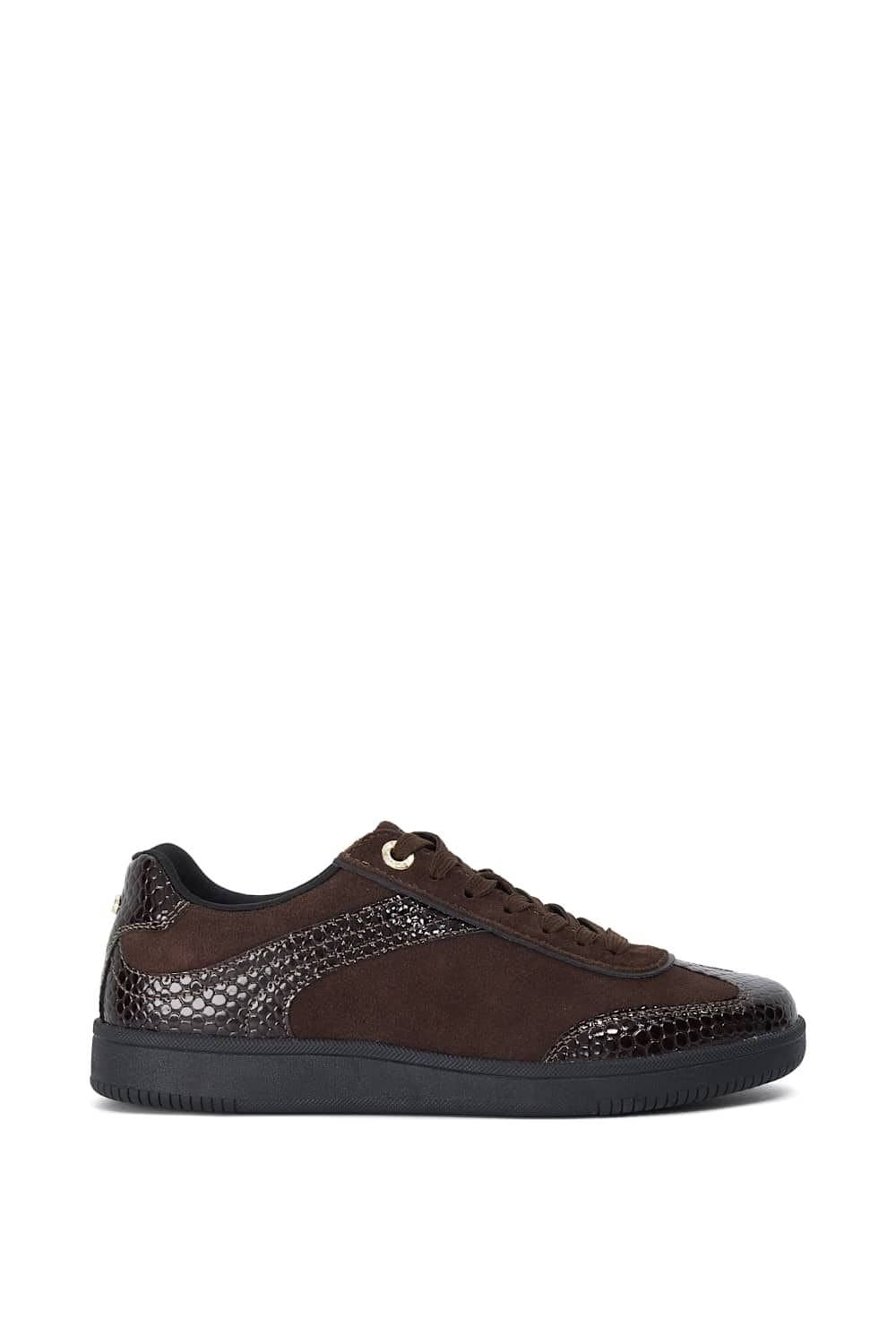Dune London Dune London Women's 'Emilias' Suede Trainers in Brown