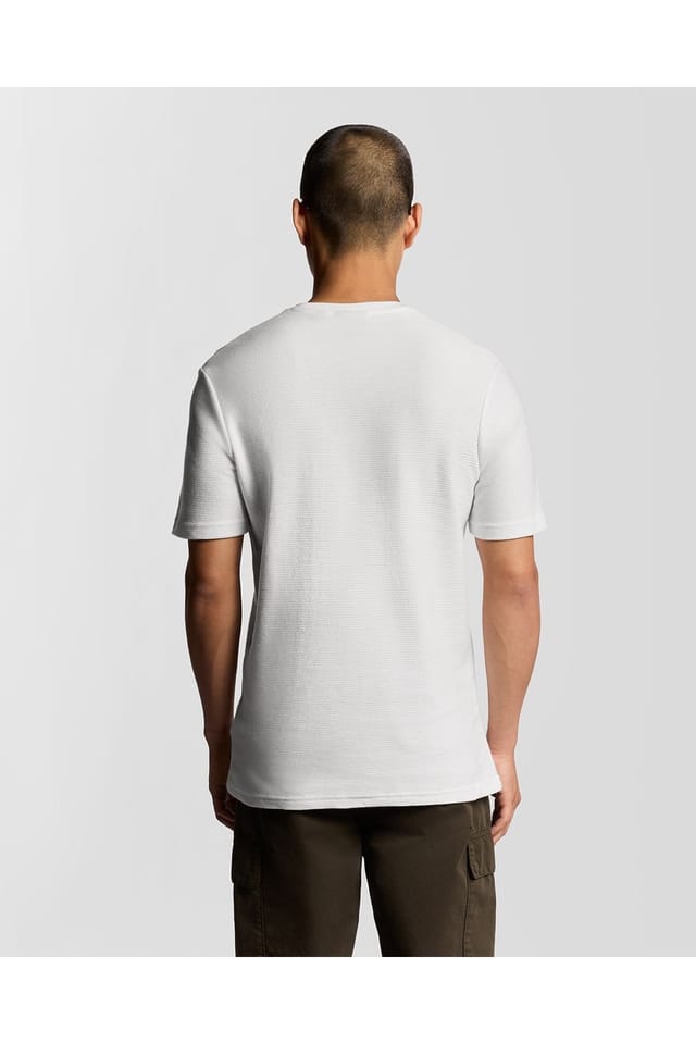 Lyle & Scott Lyle & Scott Men's Jacquard Dobby T-Shirt White - 3