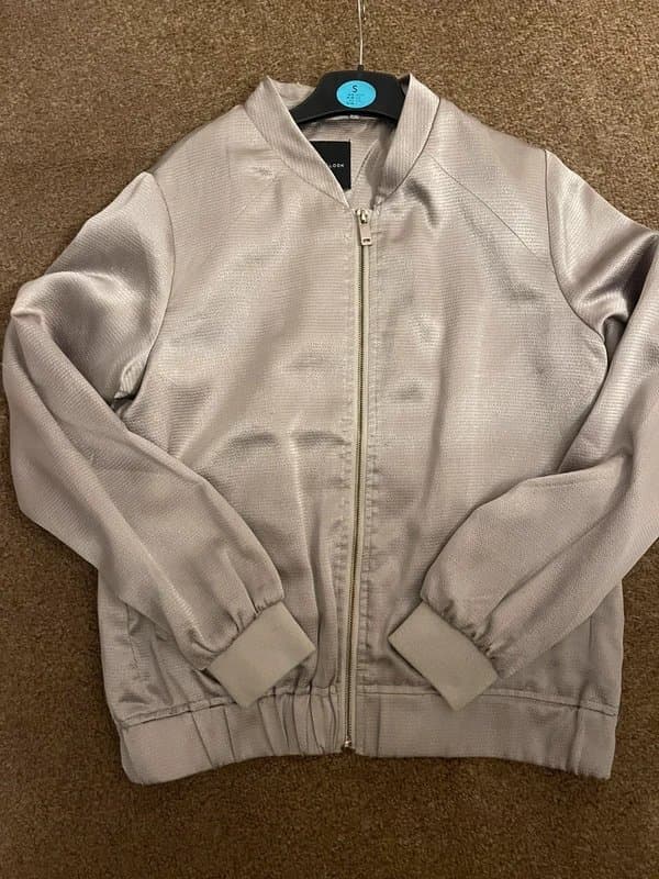 New Look New Look silk bomber jacket uk8-10 #spring #holiday #vacation #casual #classic
