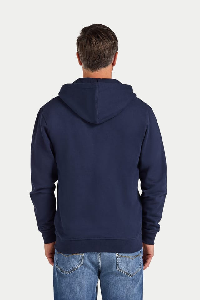 raging bull Raging Bull Men's Classic Zip Through Hoodie in Navy - 2