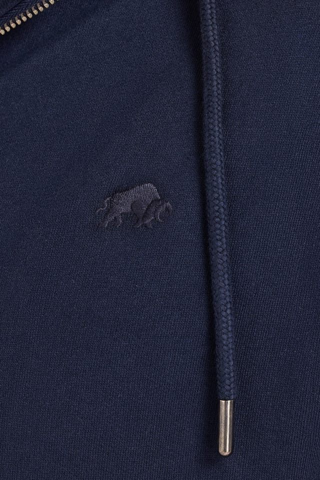 raging bull Raging Bull Men's Classic Zip Through Hoodie in Navy - 3