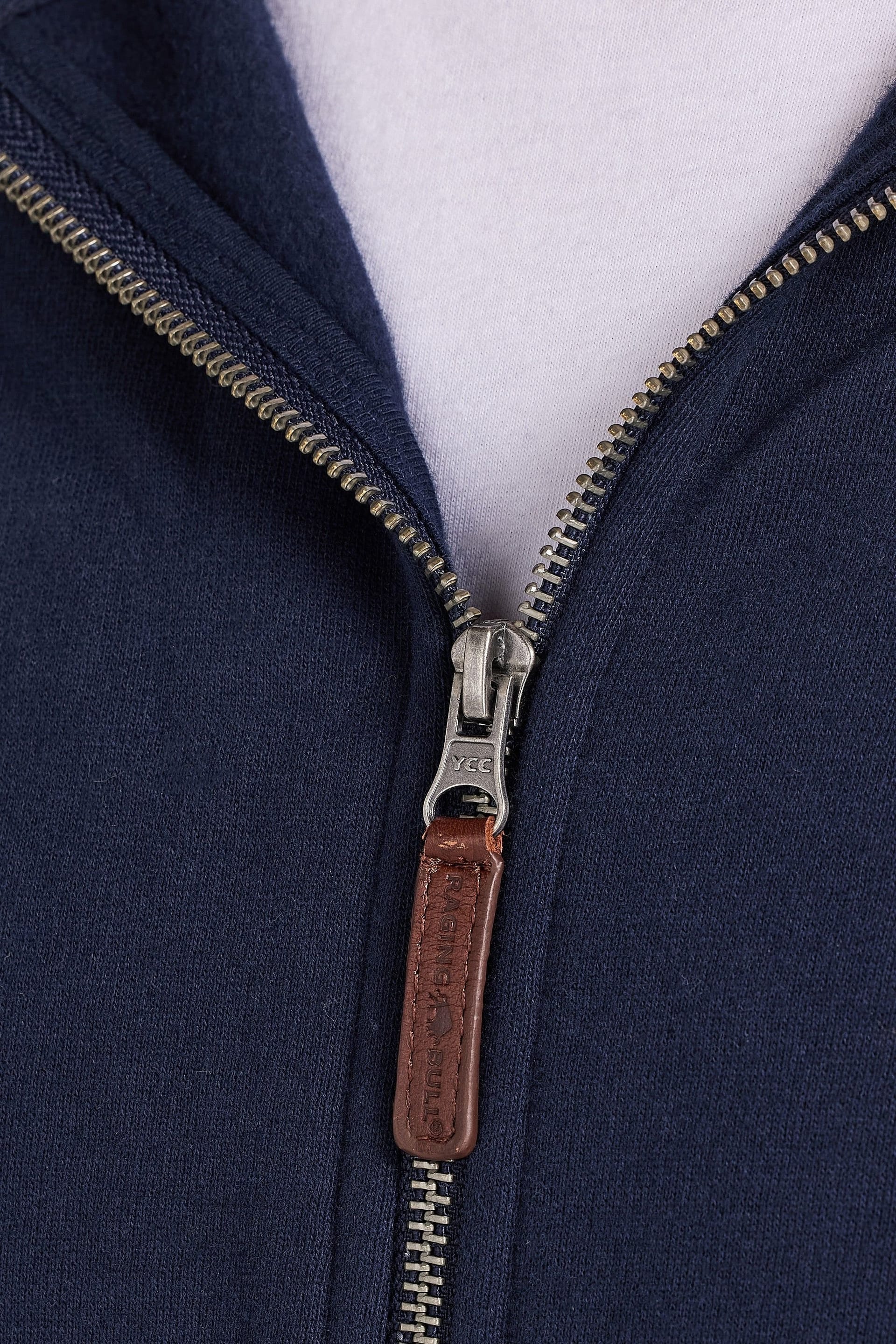 raging bull Raging Bull Men's Classic Zip Through Hoodie in Navy - 4
