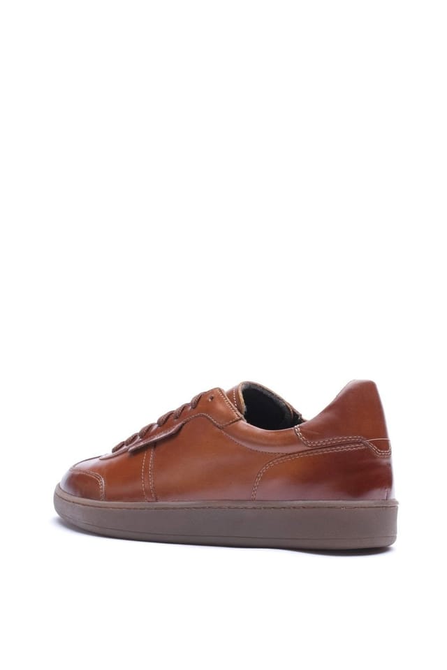 Base London Base London Men's Tucker Lace Up Trainer in Tan - 2
