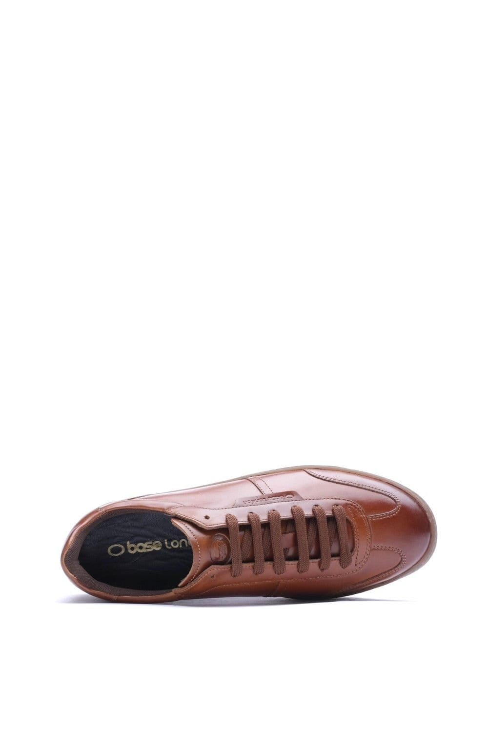 Base London Base London Men's Tucker Lace Up Trainer in Tan - 4