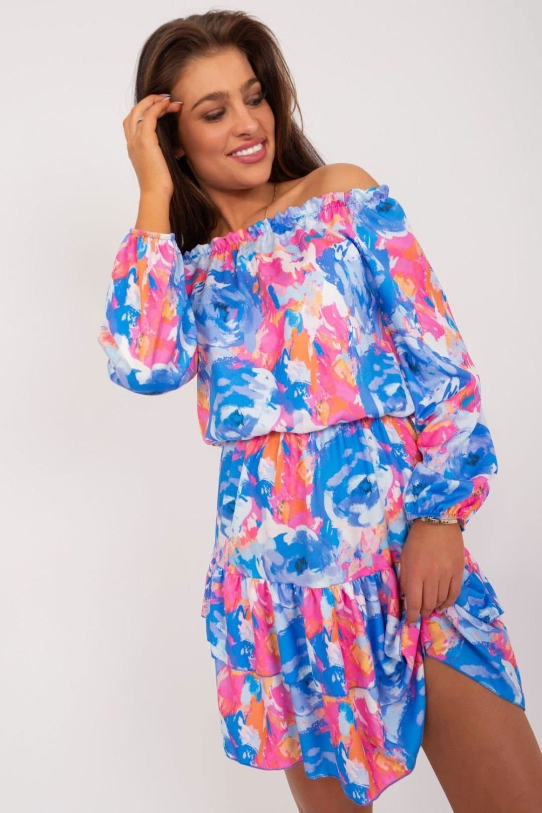 Love Lace Love Lace Women's Cheerful Flared Mini Summer Dress