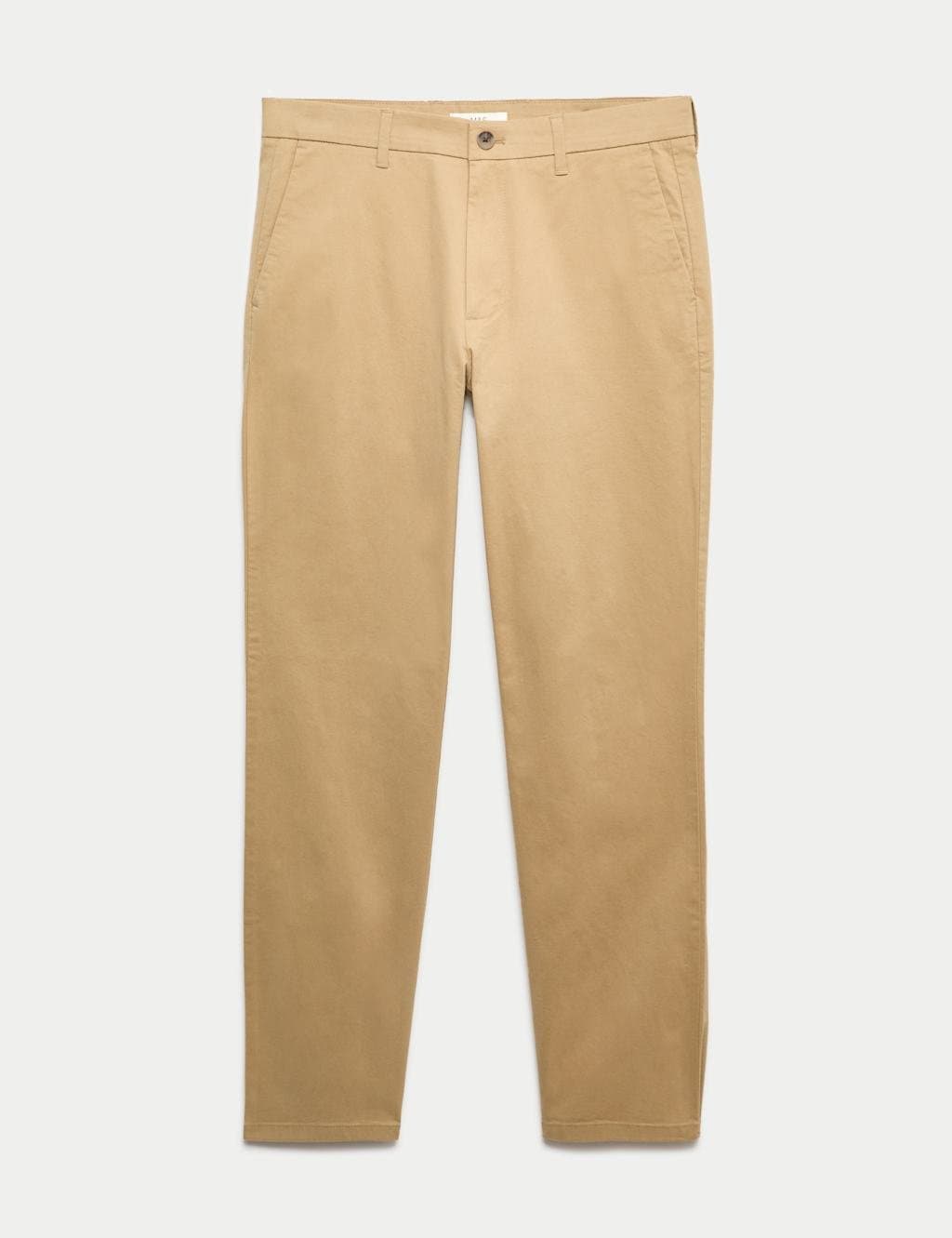 Marks & Spencer M&S Regular Fit Stretch Chinos Sand