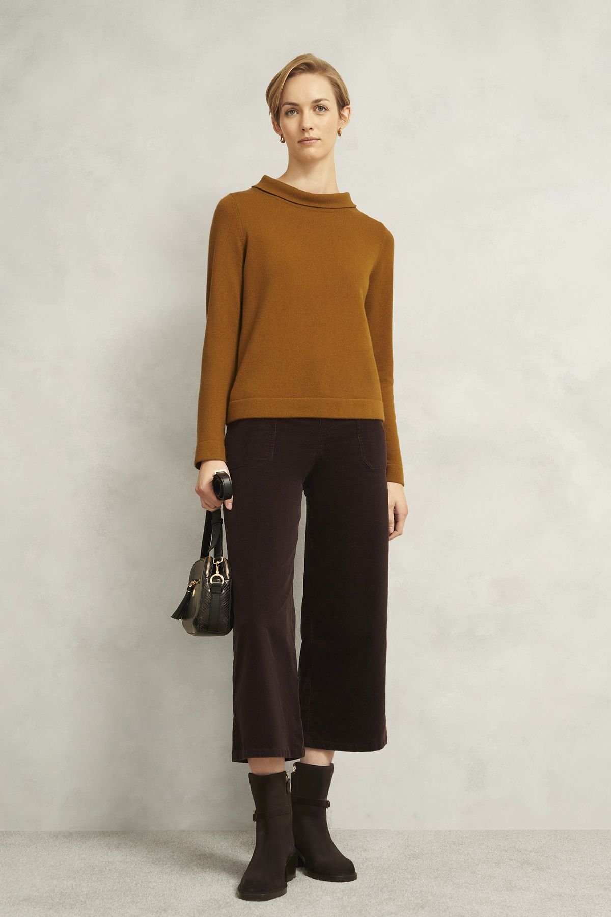 Hobbs London Hobbs London Women's Audrey Jumper in Burnt Orange - 3
